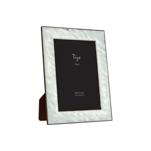 Tizo Silverplate Beaded 4x6 Frame