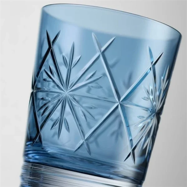 Waterford Winter Wonders Snowflakes Double Old Fashioned 2025, Icy Blue