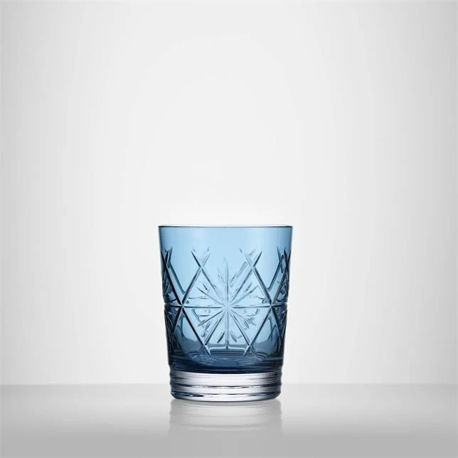 Waterford Winter Wonders Snowflakes Double Old Fashioned 2025, Icy Blue