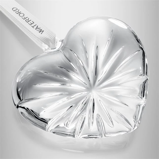 Waterford Christmas Crystal Heart Ornament