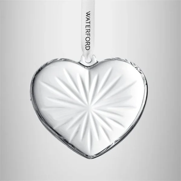 Waterford Christmas Crystal Heart Ornament