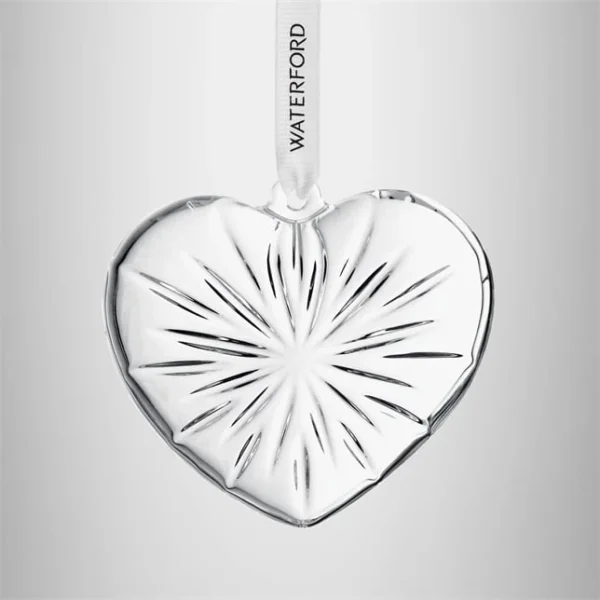 Waterford Christmas Crystal Heart Ornament