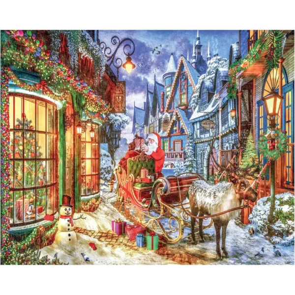 White Mountain Puzzles Santa's Deliveries