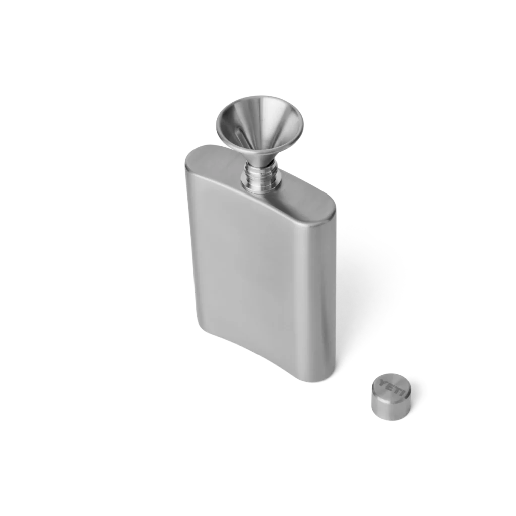 Yeti Flask with Funnel - Stainless3