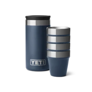 Yeti Shot Glasses with Carrying Case - Navy