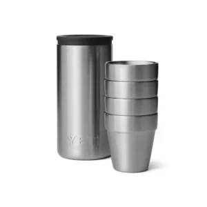Yeti Shot Glasses with Carrying Case - Stainless