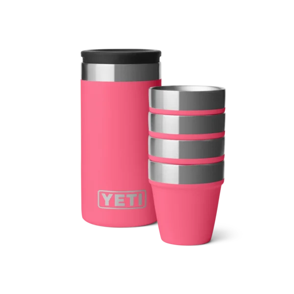 Yeti Shot Glasses with Carrying Case - Tropical Pink