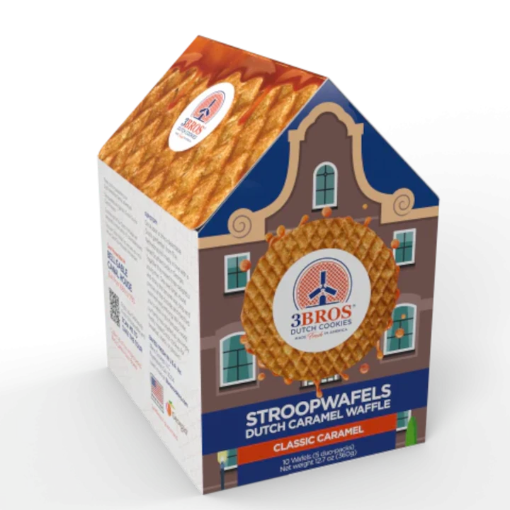 3 Bros Cookies Classic Caramel Stroopwafel in Canal House Box