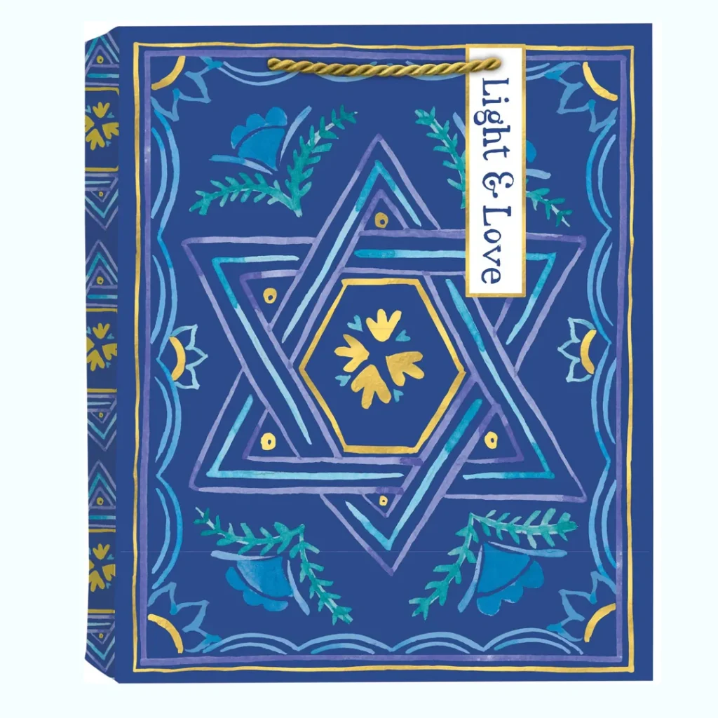 Design Design Elegant Hanukkah Medium Gift Bag