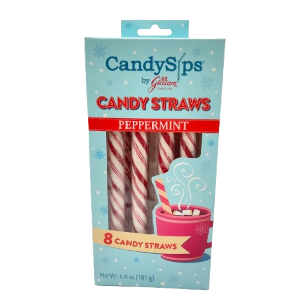 Gilliam Peppermint Candy Straws Gilliam Peppermint Candy Straws