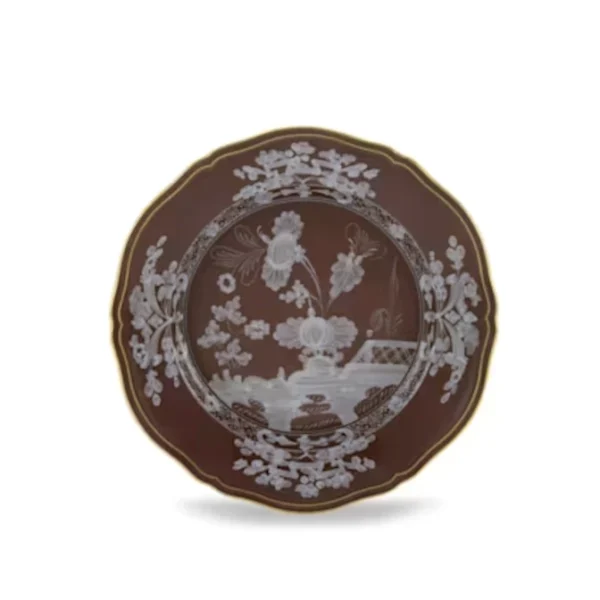 Ginori Oriente Italiano Castagna Flat Dinner Plate