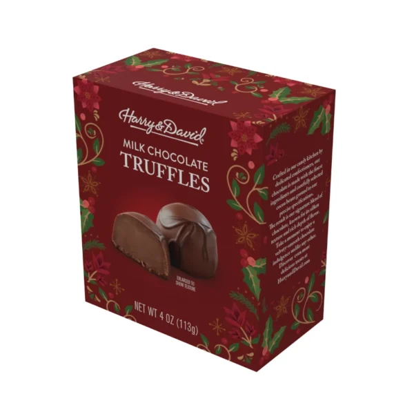 Harry and David Holiday Milk Chocolate Truffles