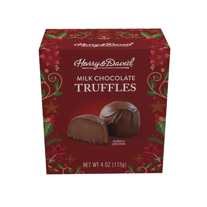 Harry and David Holiday Milk Chocolate Truffles