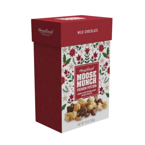 Harry and David Holiday Moose Munch Premium Popcorn - Milk Chocolate