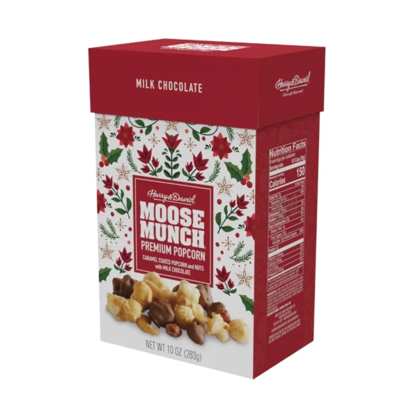 Harry and David Holiday Moose Munch Premium Popcorn - Milk Chocolate