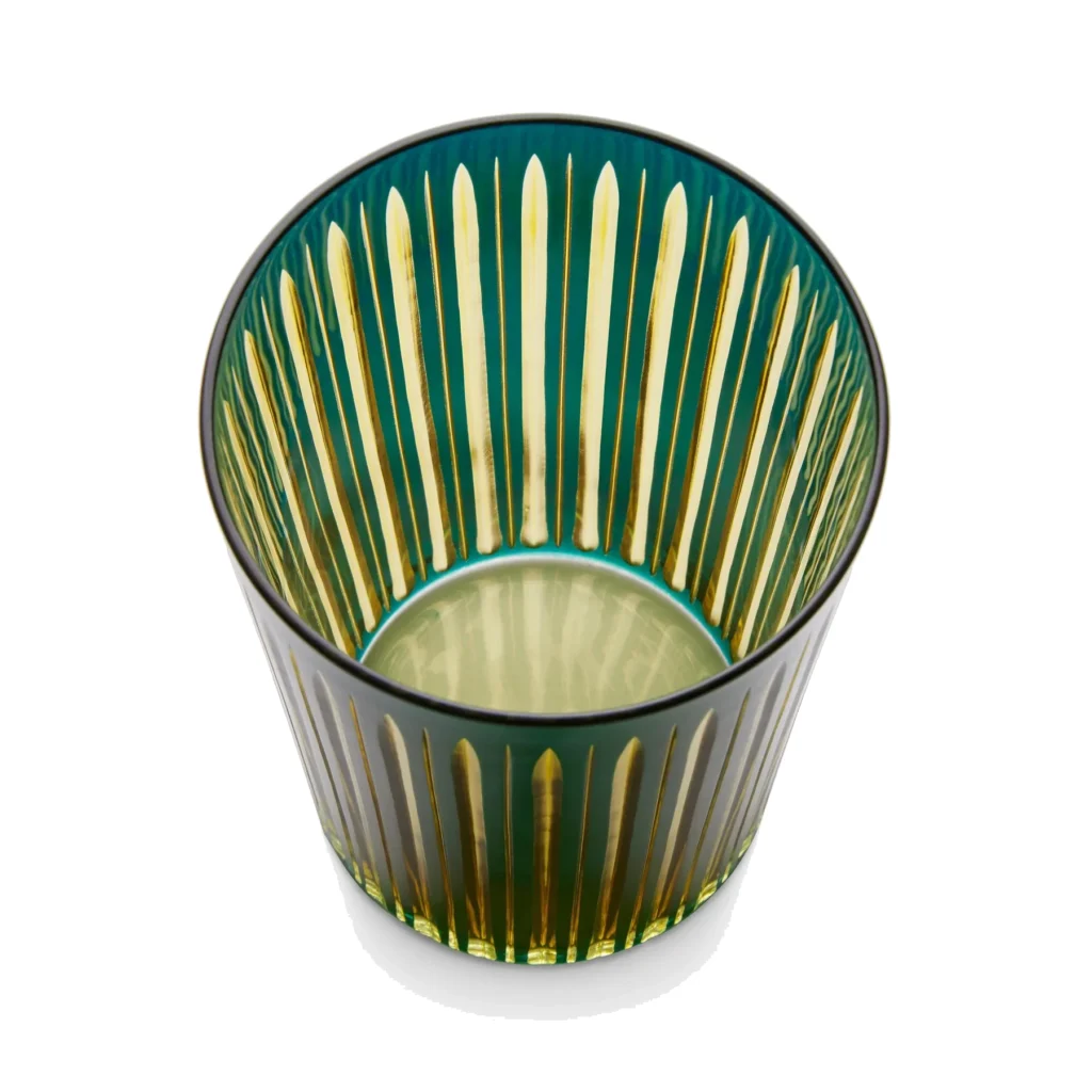 L'Objet Prism Highball Glass - Green