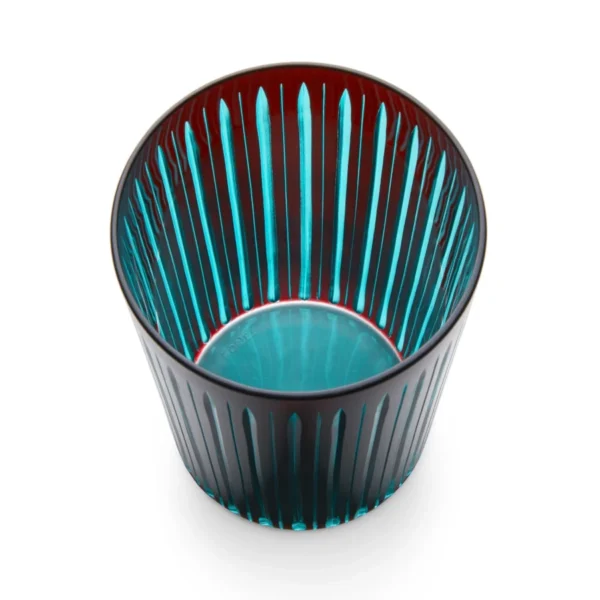 L'Objet Prism Highball Glass - Bordeaux