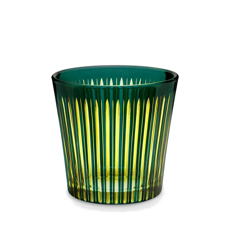 L'Objet Prism Ice Bucket + Tongs - Green