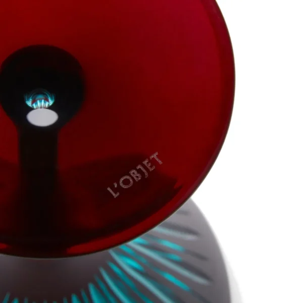 L'Objet Prism Wine Glass - Bordeaux