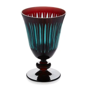 L'Objet Prism Wine Glass - Bordeaux