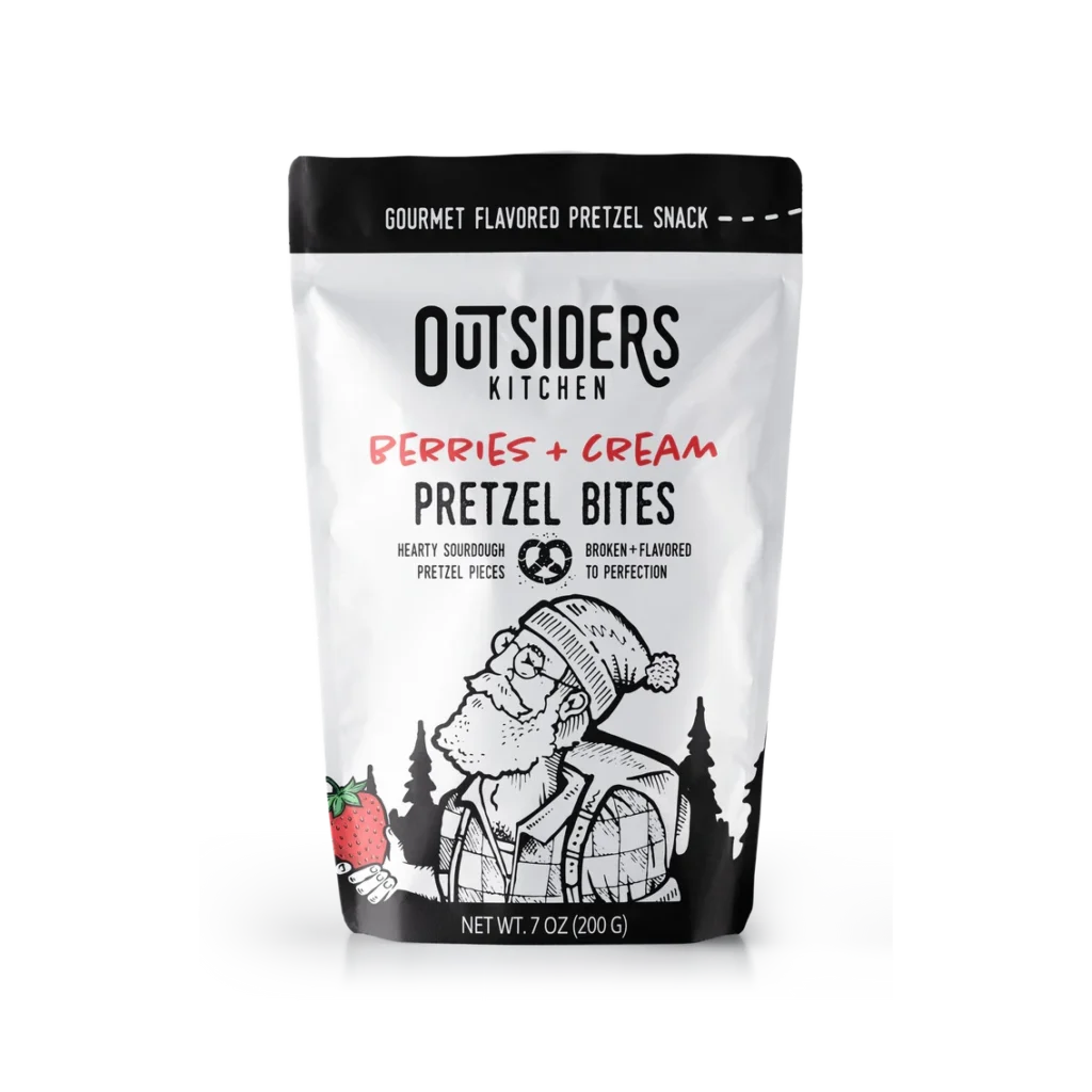 Outsiders Kitchen Berries + Cream Pretzel Bites