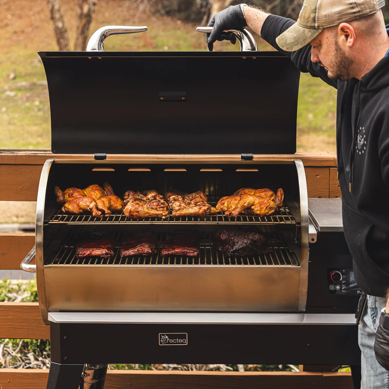 Recteq Backyard Beast 1200 Wood Pellet Smoker Grill3