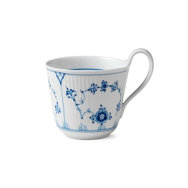 Royal Copenhagen Blue Fluted Plain High Handle Mug 11 oz.