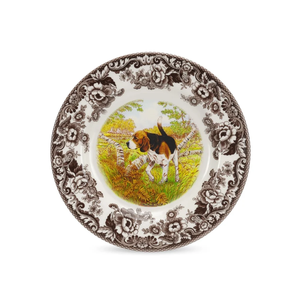 Spode Woodland Beagle Salad Plate