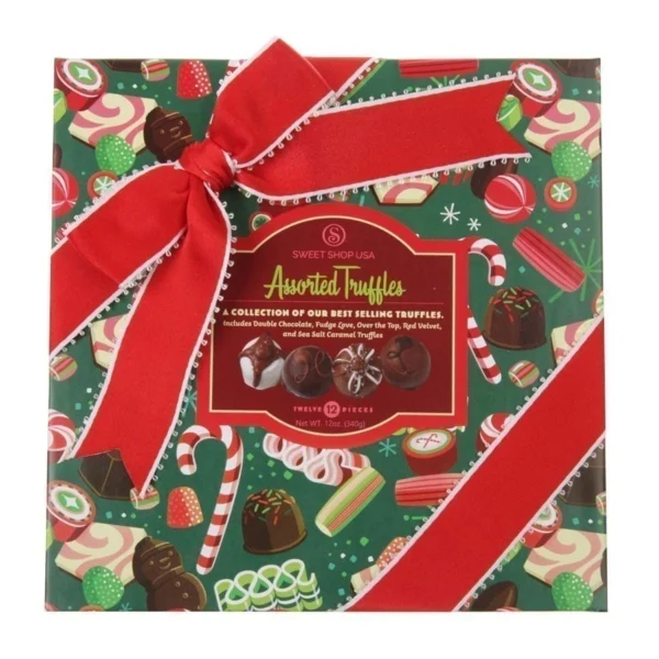 Sweet Shop USA 12pc Tasty Tidings Assorted Truffles