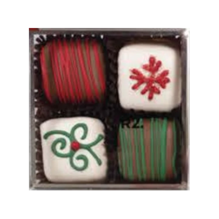Sweet Shop USA 4pc Gourmet Holiday Cake Bites