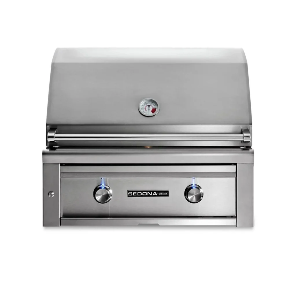 Sedona 30" Built-In Grill with 2 Stainless Steel Burners (Available in Natural Gas or Liquid Propane) Sedona 30" Built-In Grill with 2 Stainless Steel Burners (Available in Natural Gas or Liquid Propane)