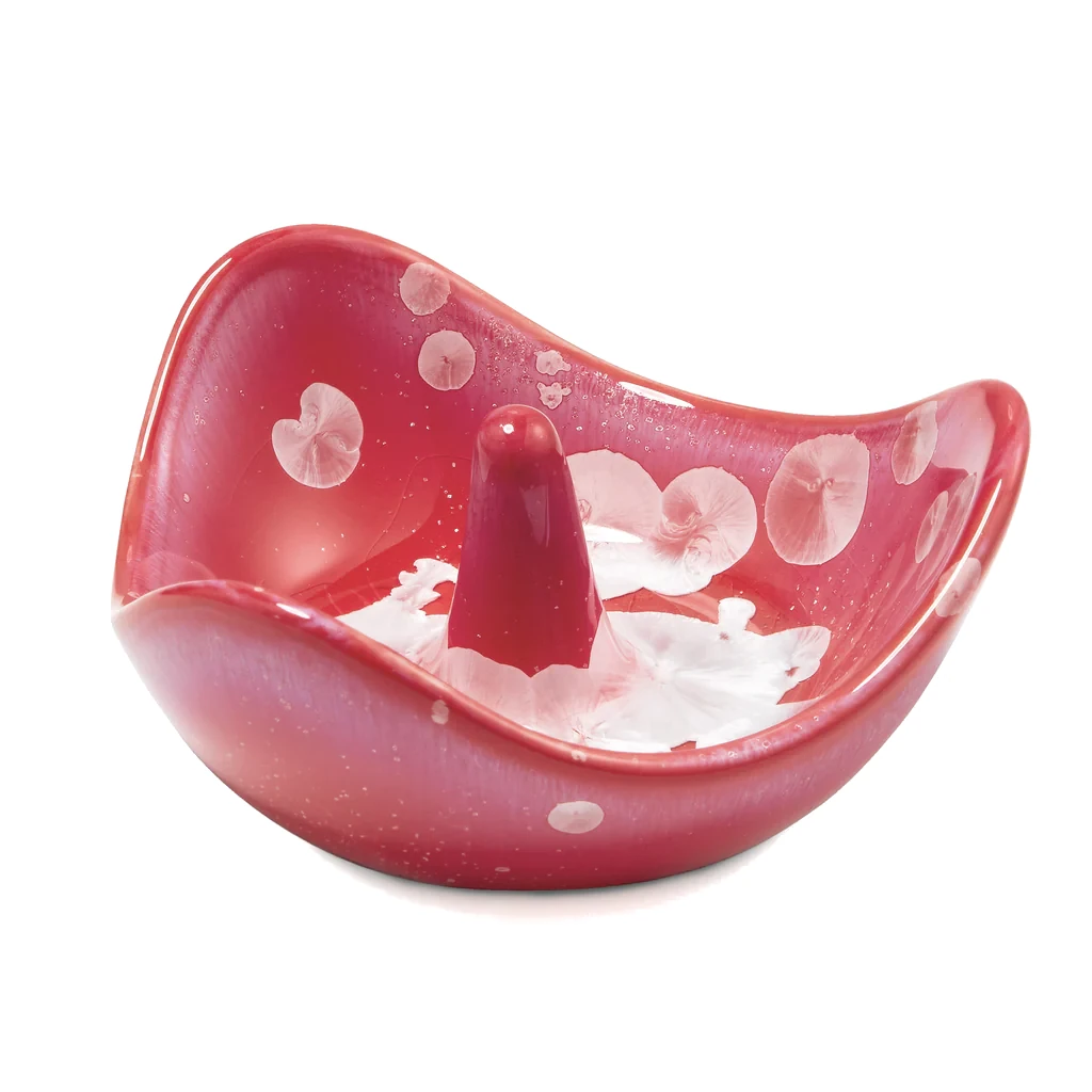 Simon Pearce Crystalline Ring Holder - Rose