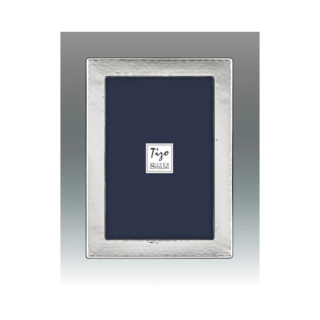 Tizo Flat Hammered 925 Sterling Silver Frame 8" x 10"