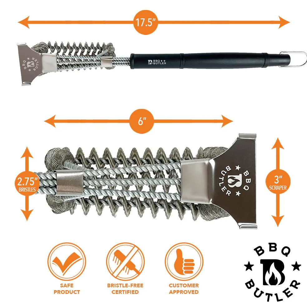 BBQ Butler Stainless Steel Grill Brush