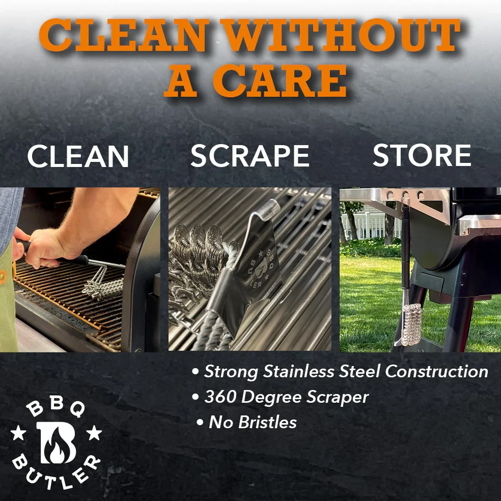 BBQ Butler Stainless Steel Grill Brush