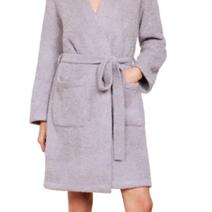 Barefoot Dreams CozyChic Solid Robe - Beach Rock