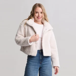 Barefoot Dreams Brushed CozyChic Puffer Jacket - Sand Dune