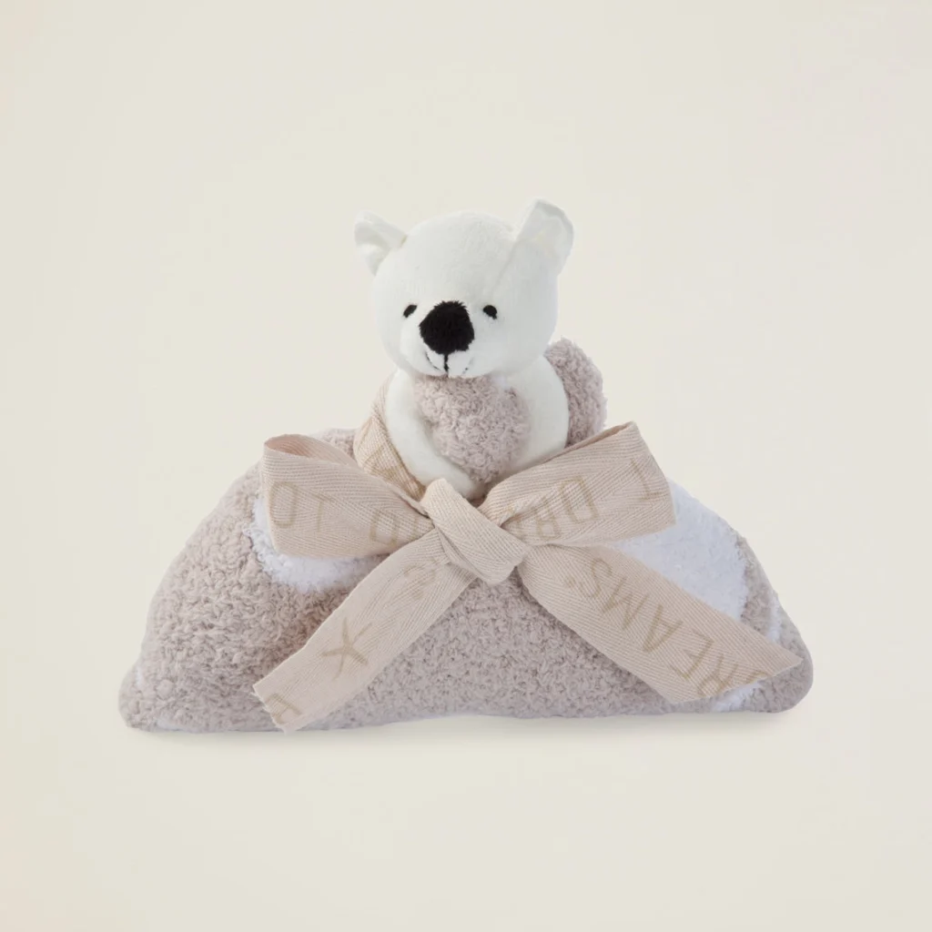 Barefoot Dreams CozyChic Dream Buddie - Stone Bear2