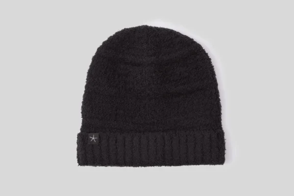 Barefoot Dreams CozyChic Grid Beanie - Black