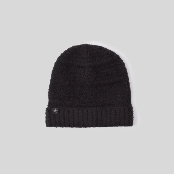 Barefoot Dreams CozyChic Grid Beanie - Black