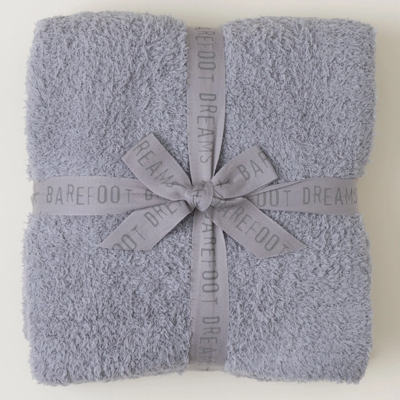 Barefoot Dreams CozyChic Throw - Dove Gray