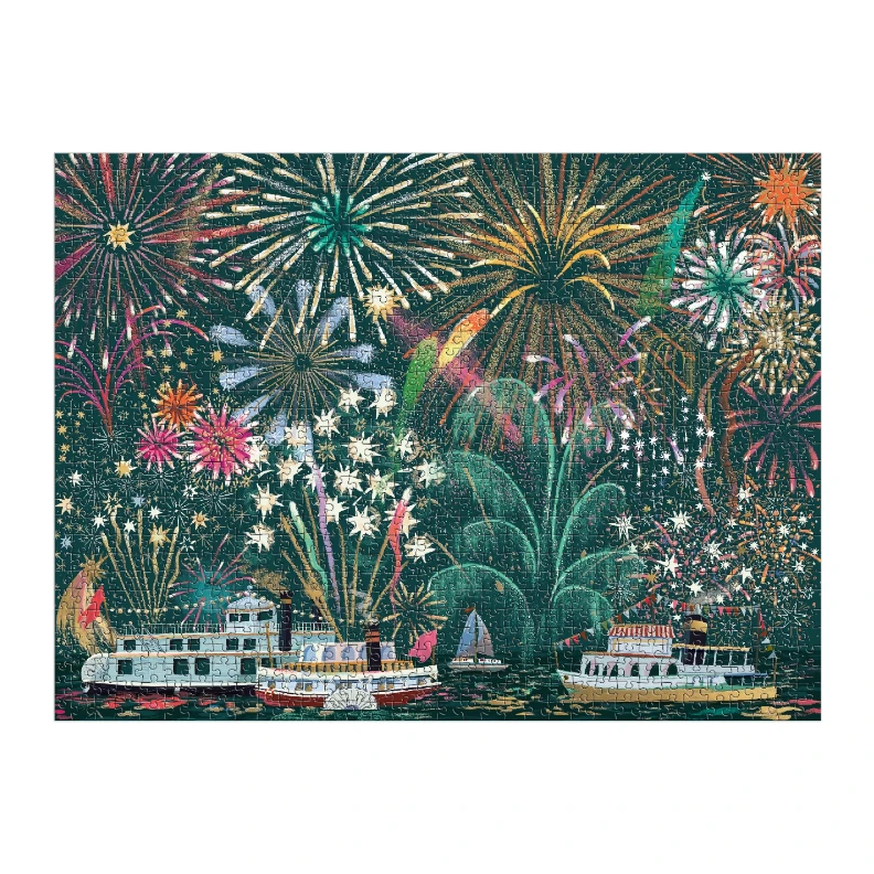 Fireworks Jubilee 1000 Piece Foil Puzzle