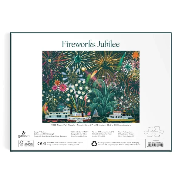 Fireworks Jubilee 1000 Piece Foil Puzzle
