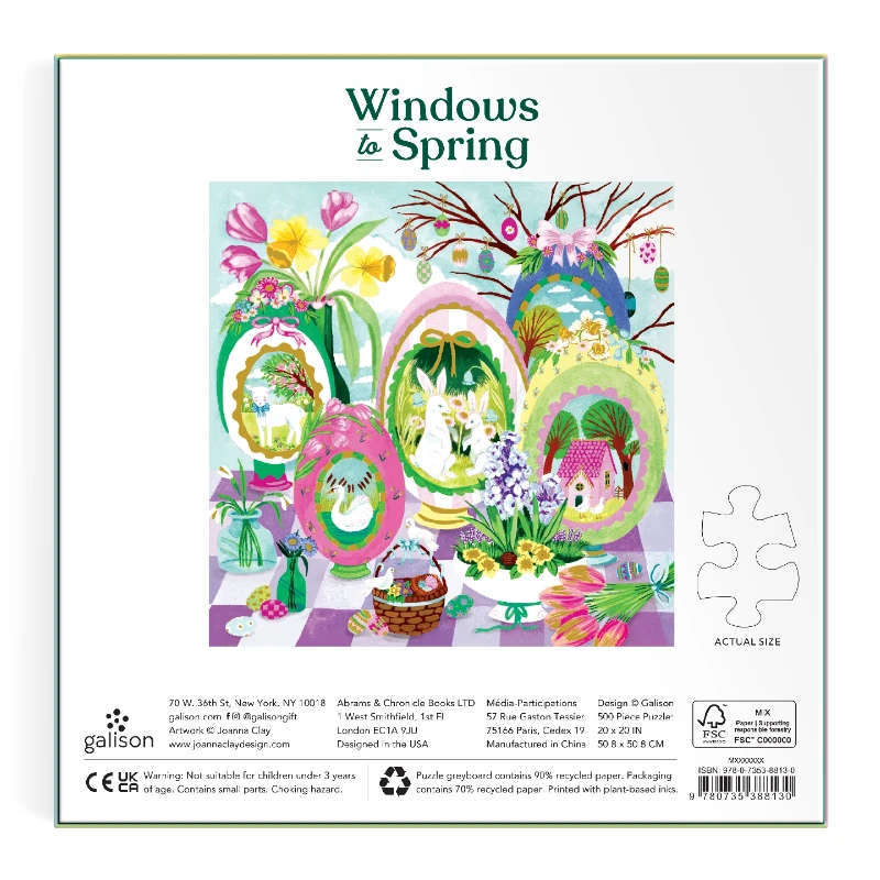 Windows to Spring 500 Piece Foil Puzzle