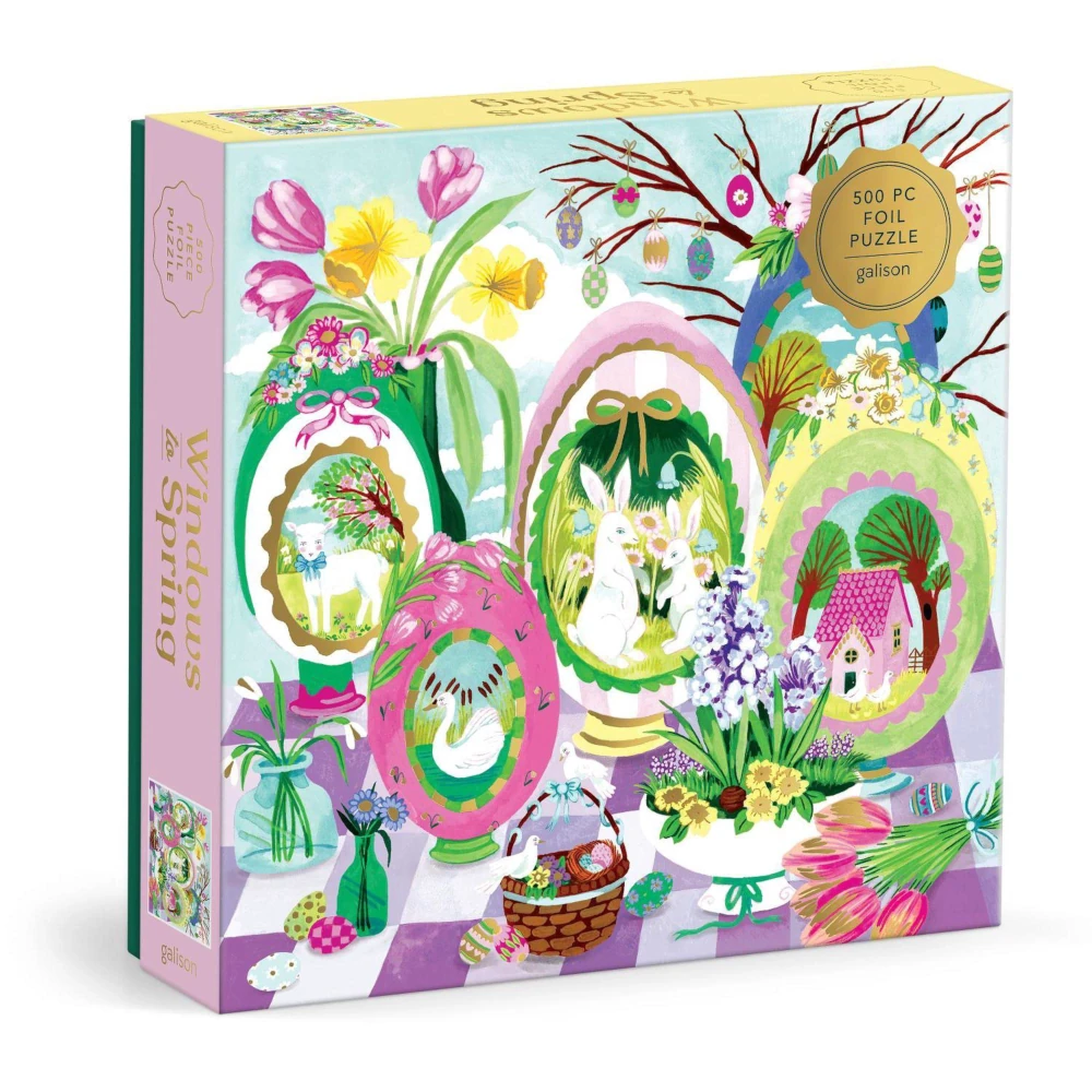 Windows to Spring 500 Piece Foil Puzzle