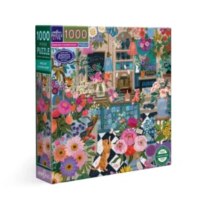 Eeboo English Flower Shop 1000 Piece Puzzle