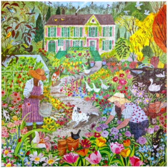 Eeboo French Flower Garden 1000 Piece Puzzle