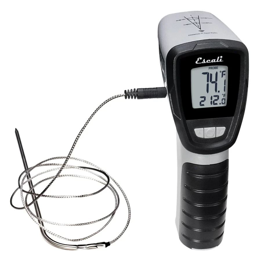 Escali SpotIR Infrared Surface and Probe Digital Thermometer