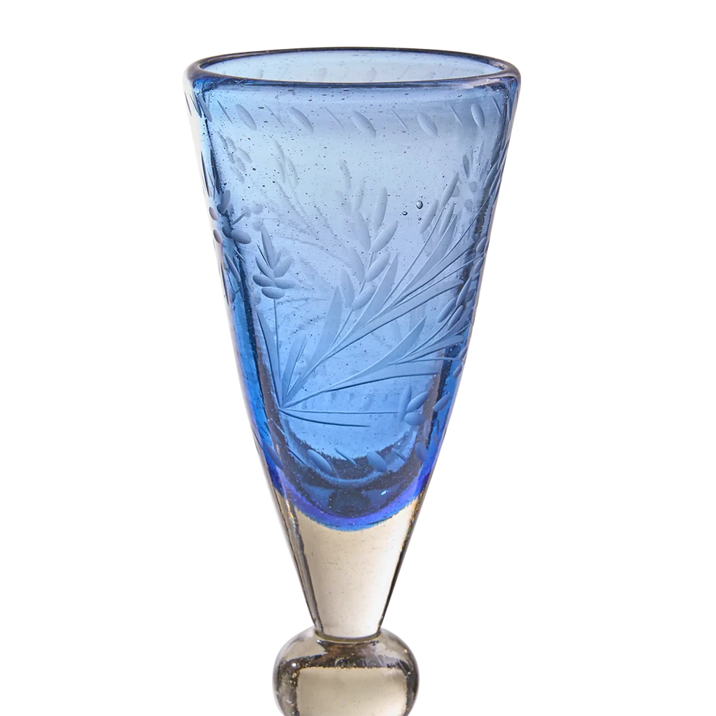 Jan Barboglio Frances Goblet - Blue