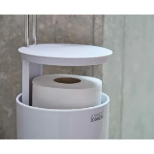 Joseph Joseph EasyStore Concealed Toilet Paper Holder - Gloss White